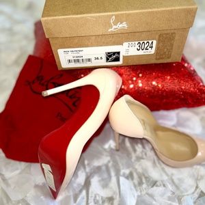 Brand New Christian Louboutin IRIZA 100 Pink Shoes